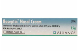 Naseptin Cream – caution/ avoidance with peanut allergy