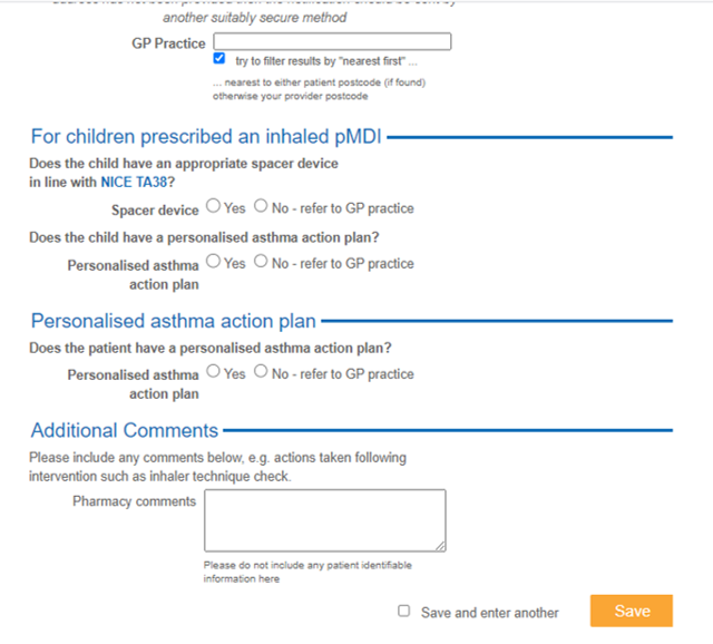 PQS Asthma referral PO screenshot.png