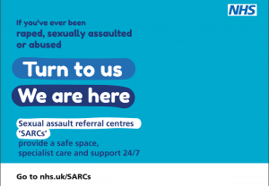 New national campaign to raise awareness of sexual assault referral centres (SARCs)